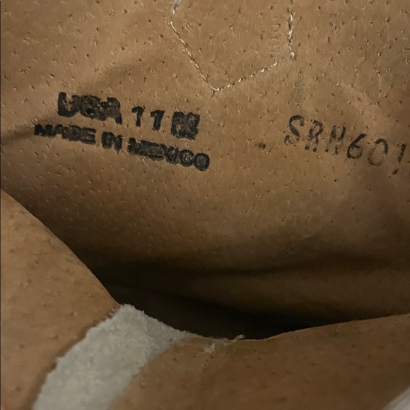 Vintage Suede and Leather Fringe Cowboy Boots - Picture 5 of 5